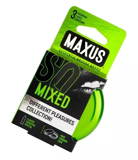 Набор презервативов Maxus Mixed, 3 шт