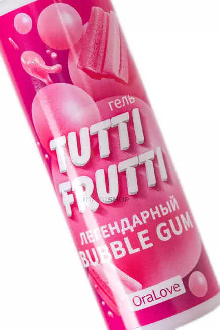 Оральная гель-смазка Bioritm Tutti-Frutti OraLove Бабл гам на водной основе, 30 мл