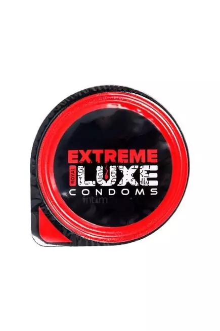 Презерватив стимулирующий Luxe Extreme Безумная Грета Ваниль, 1 шт