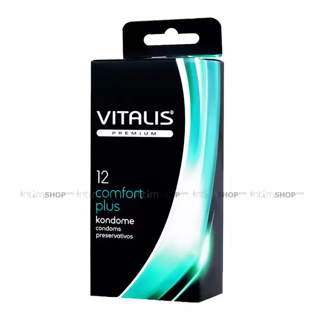 Презервативы анатомической формы Vitalis Premium, 12 шт