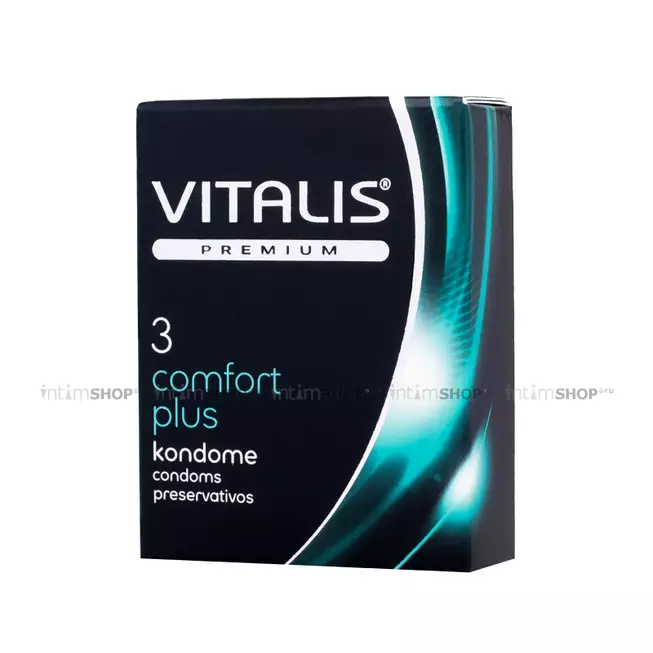 Презервативы анатомической формы Vitalis Premium, 3 шт