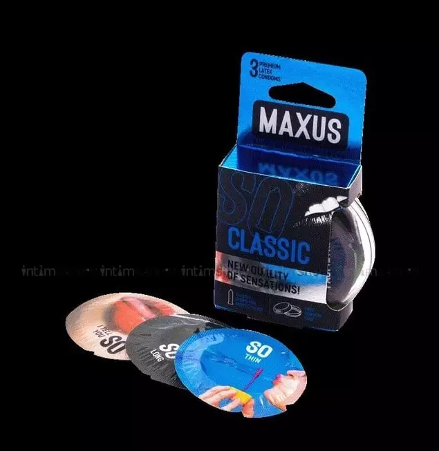 Презервативы классические Maxus Air Classic, 3 шт