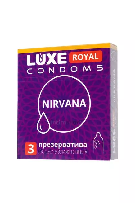 Презервативы Luxe Royal Nirvana особо увлажненные, 3 шт