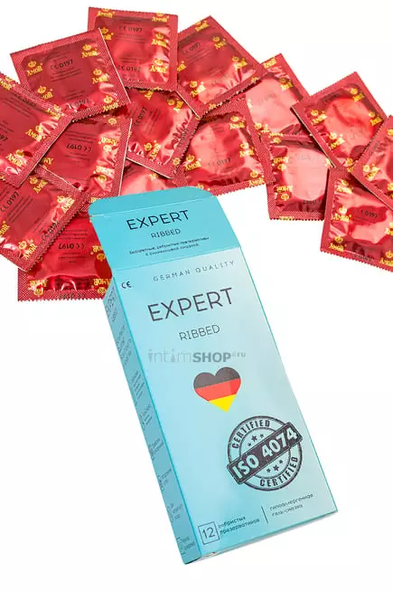 Презервативы ребристые Amor Expert Ribbed, 12 шт