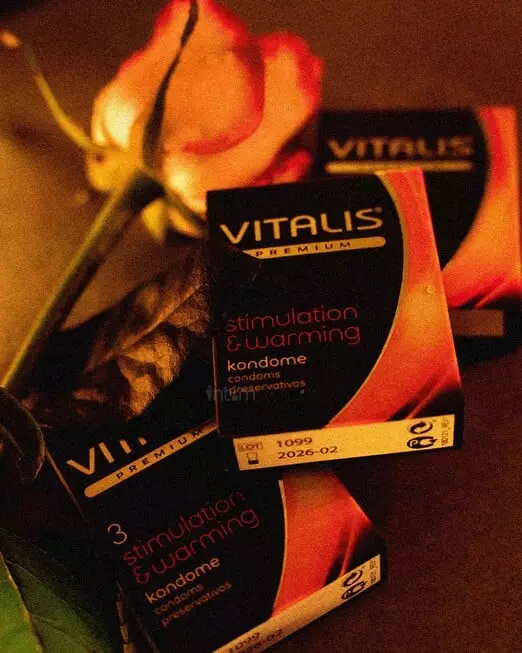 Презервативы с согревающим эффектом Vitalis Premium, 3 шт