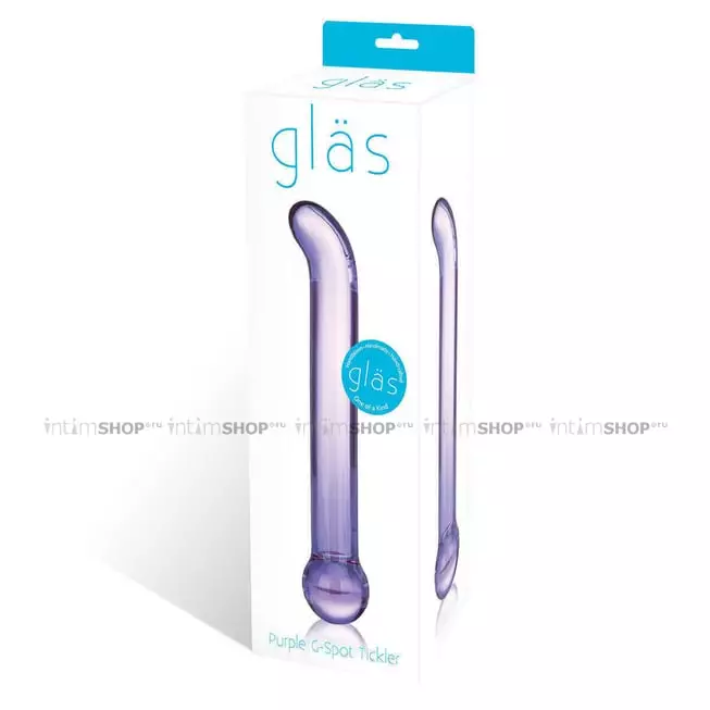 Стеклянный G-стимулятор Glas G-Spot, фиолетовый