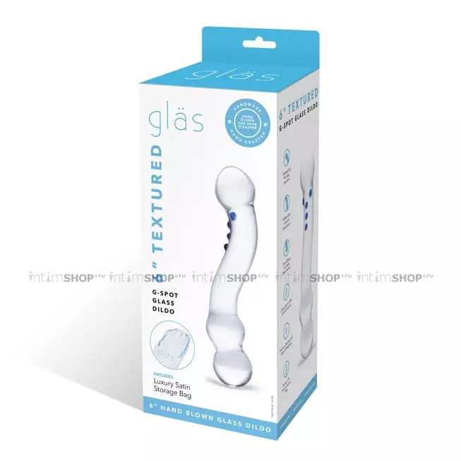 Стеклянный стимулятор точки G Glas Curved G-Spot, бесцветный