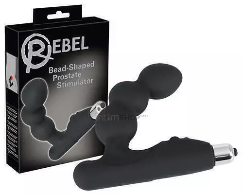 Стимулятор простаты с вибрацией Rebel Bead-shaped Prostate Stimulator