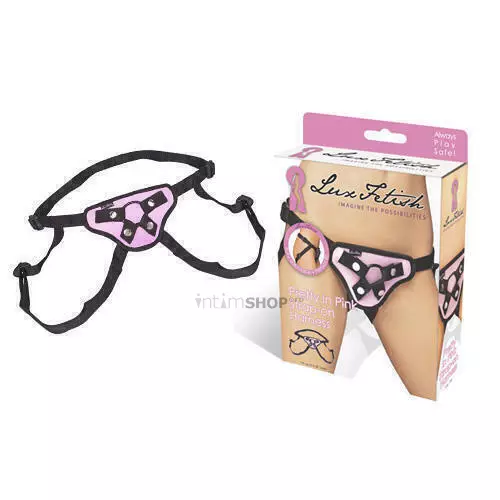 Трусики для страпона Lux Fetish Pretty In Pink, розовый