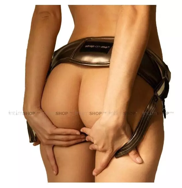 Трусики для страпона Strap-on-me Leatherette Harness Desirous, OS