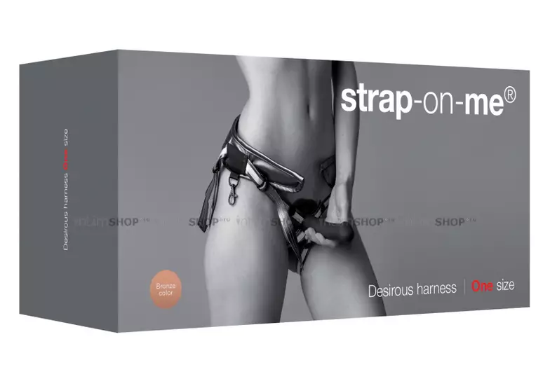 Трусики для страпона Strap-on-me Leatherette Harness Desirous, OS