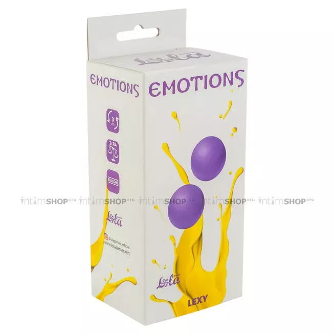 Вагинальные шарики без сцепки Lola Toys Emotions Lexy Large, фиолетовые