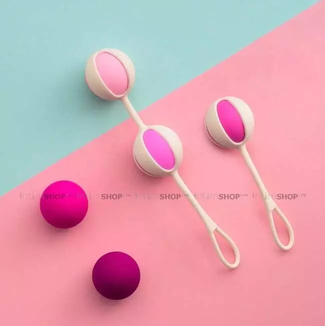 Вагинальные шарики Gvibe Geisha Balls 3, розовые