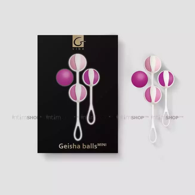 Вагинальные шарики Gvibe Geisha Balls Mini, розовые