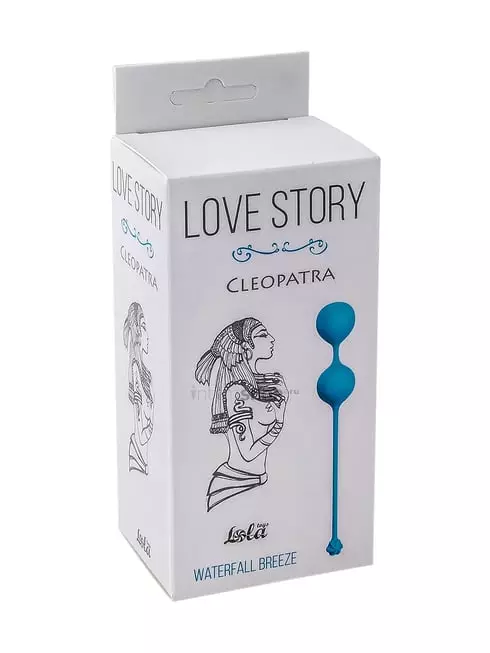 Вагинальные шарики Lola Games Love Story Cleopatra, голубые