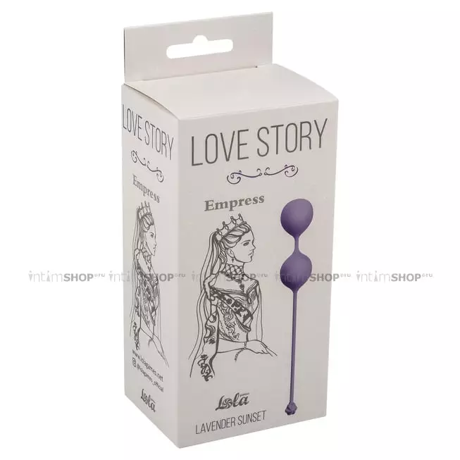 Вагинальные шарики Lola Games Love Story Empress, фиолетовый