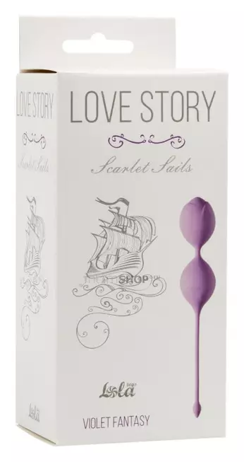 Вагинальные шарики Lola Games Love Story Scarlet Sails, фиолетовый