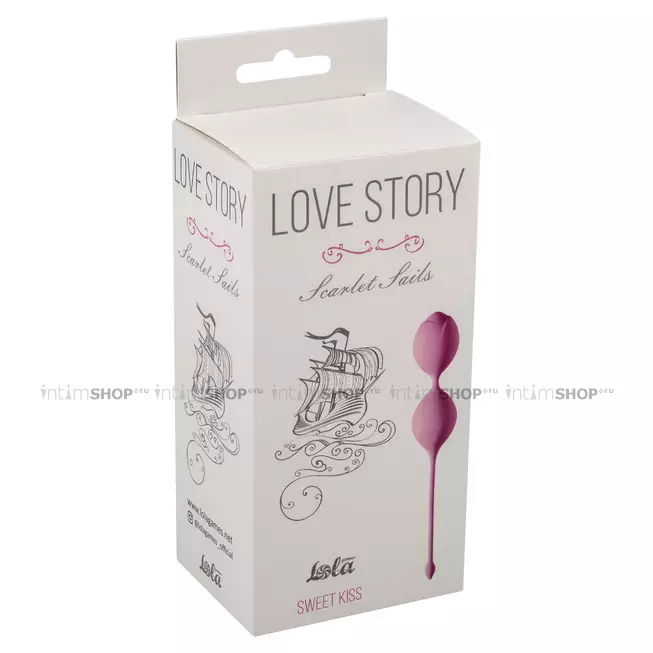 Вагинальные шарики Lola Games Love Story Scarlet Sails, розовый