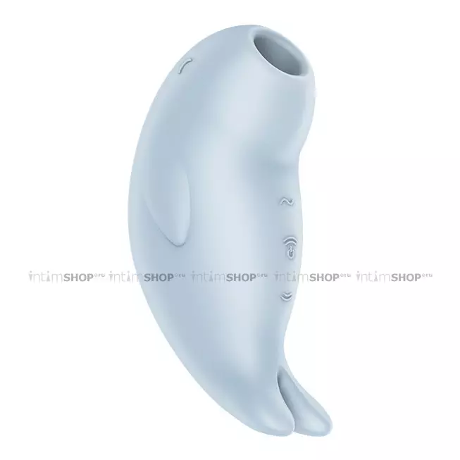 Вакуумно-волновой стимулятор клитора с вибрацией Satisfyer Seal You Soon, голубой