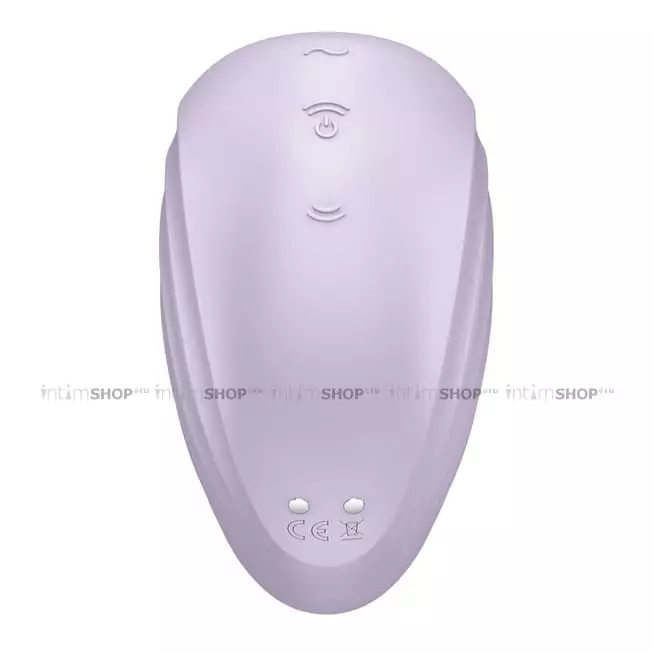 Вакуумный стимулятор клитора с вибрацией Satisfyer Pearl Diver, фиолетовый