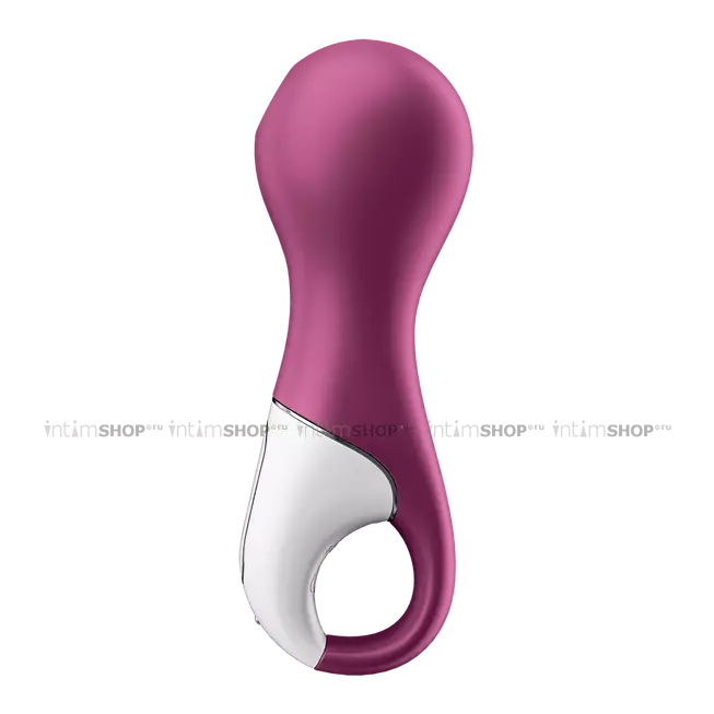 Вакуумный стимулятор с вибрацией Satisfyer Lucky Libra, бордовый