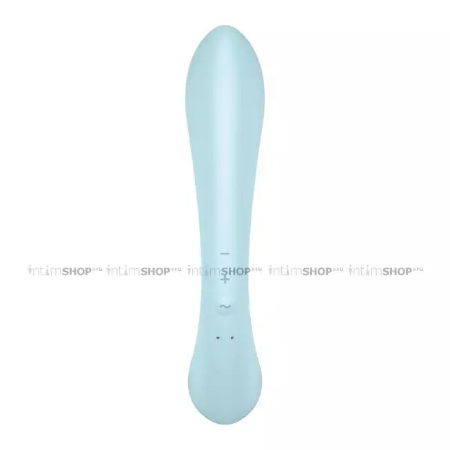 Вибратор 2 в 1 Satisfyer Triple Oh, голубой