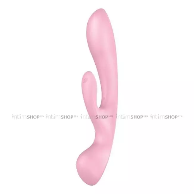 Вибратор 2 в 1 Satisfyer Triple Oh, розовый