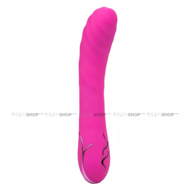 Вибратор CalExotics Insatiable G Inflatable G-Wand с функцией надува, розовый