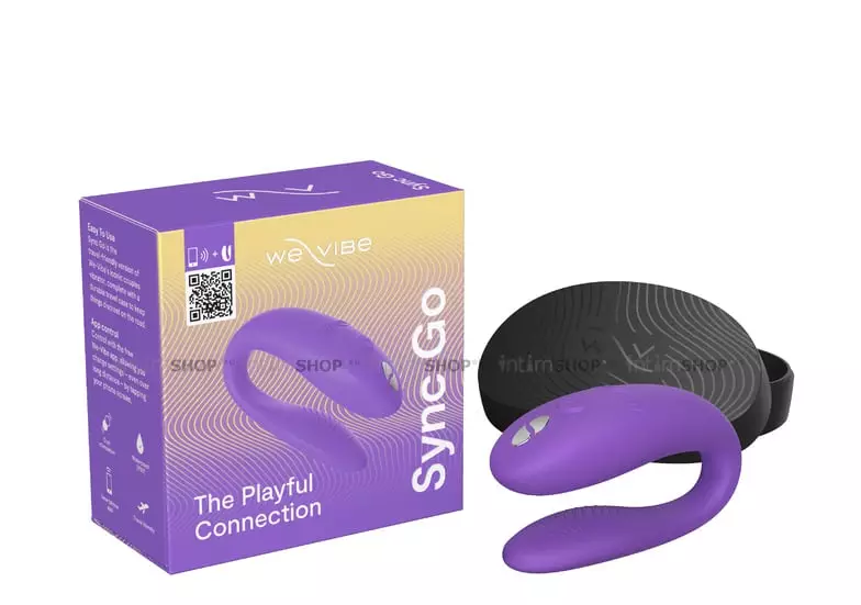 Вибратор для пар We-Vibe Sync Go, фиолетовый