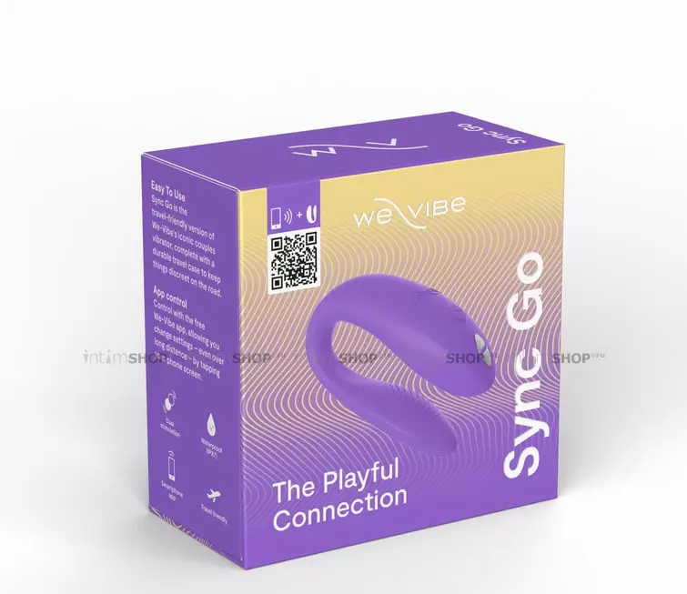 Вибратор для пар We-Vibe Sync Go, фиолетовый