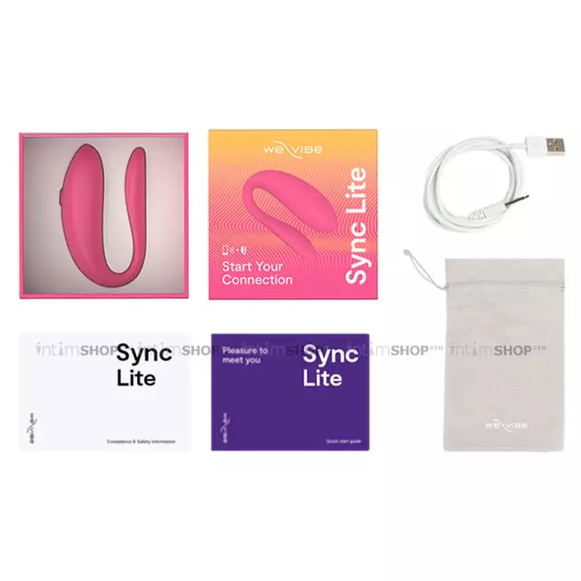 Вибратор для пар We-Vibe Sync Lite, розовый