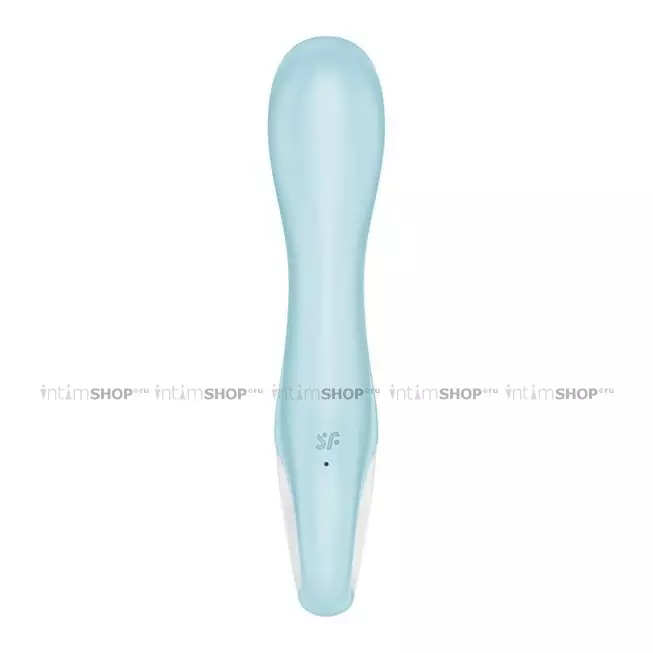 Вибратор для точки G с расширением Satisfyer Air Pump Vibrator 5+, голубой