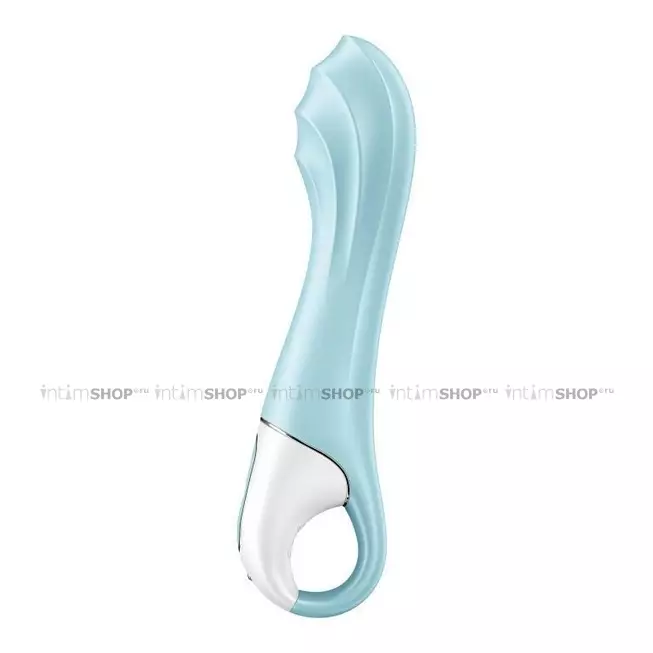 Вибратор для точки G с расширением Satisfyer Air Pump Vibrator 5+, голубой