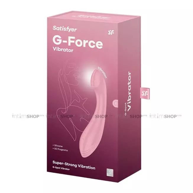 Вибратор для точки G Satisfyer G-Force, розовый