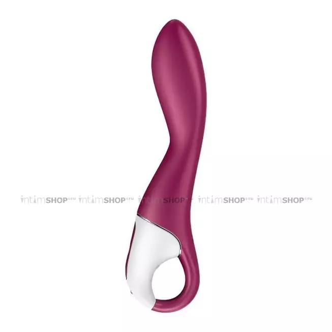 Вибратор для точки G Satisfyer Heated Thrill с нагревом, ягодный