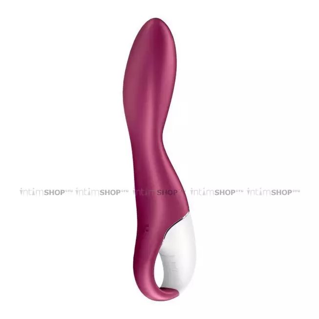 Вибратор для точки G Satisfyer Heated Thrill с нагревом, ягодный