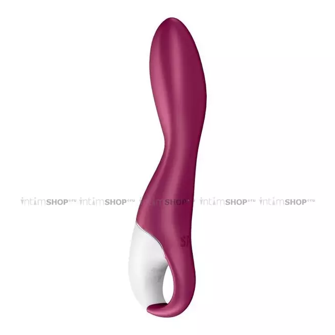 Вибратор для точки G Satisfyer Heated Thrill с нагревом, ягодный