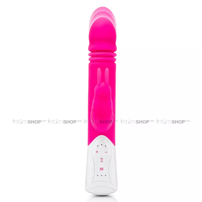 Вибратор-кролик фрикционный Rabbit Essentials G-Spot Thrusting, розовый