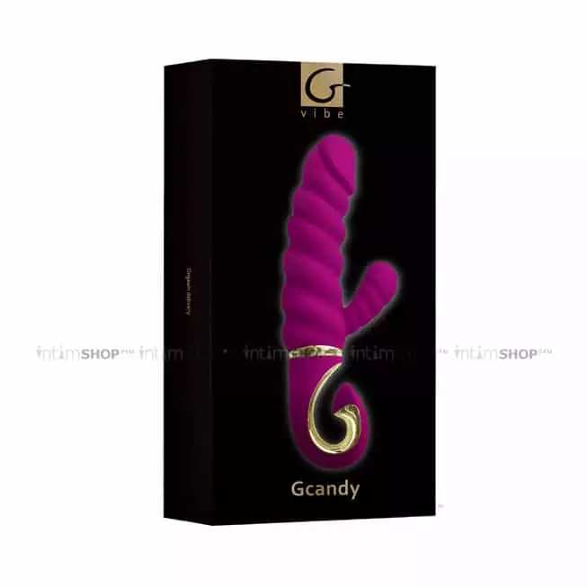 Вибратор-кролик Gvibe Gcandy рельефный, ягодный