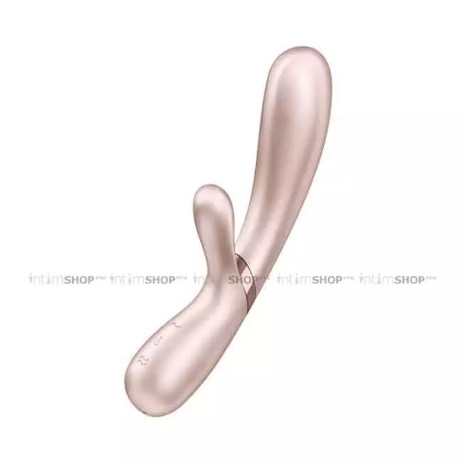 Вибратор-кролик с нагревом Satisfyer Hot Lover, золотистый