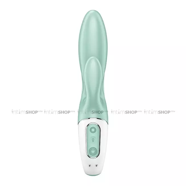 Вибратор-кролик с расширением Satisfyer Air Pump Bunny 5+, мятный