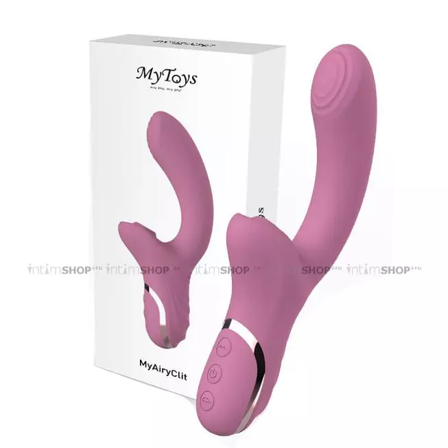 Вибратор-кролик с вакуумной стимуляцией MyToys MyAiryClit, сиреневый