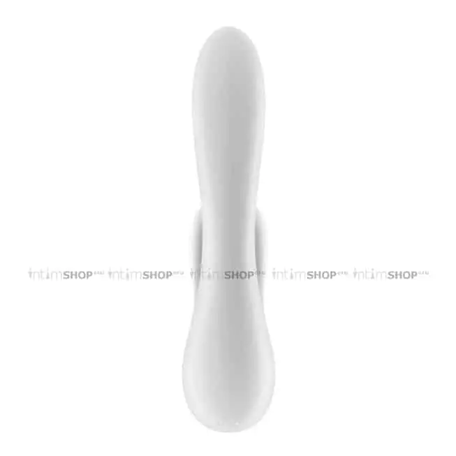 Вибратор-кролик Satisfyer Double Flex с двумя клиторальными отростками, белый