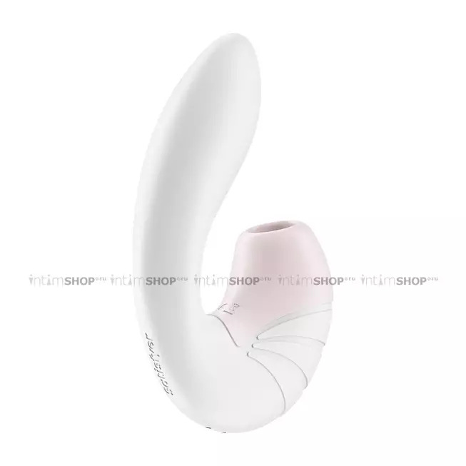 Вибратор с вакуумным стимулятором Satisfyer Supernova, белый