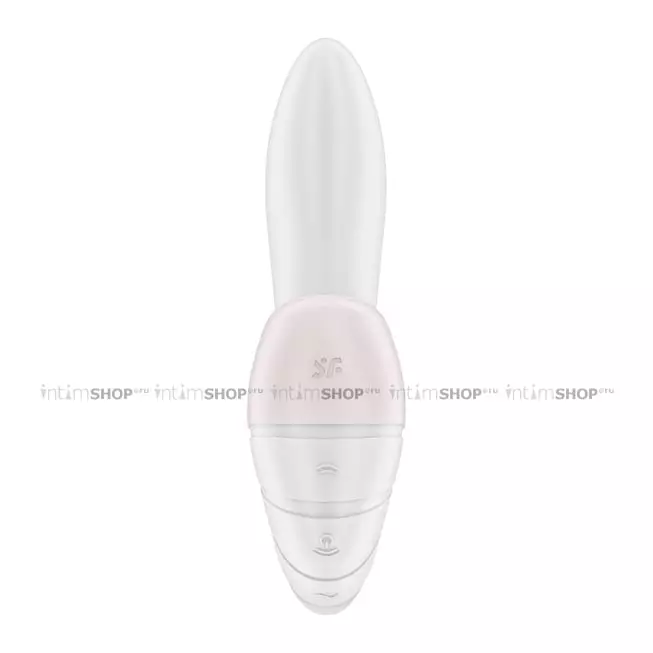 Вибратор с вакуумным стимулятором Satisfyer Supernova, белый