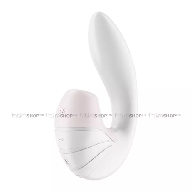 Вибратор с вакуумным стимулятором Satisfyer Supernova, белый