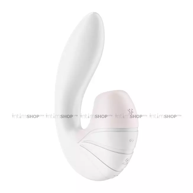 Вибратор с вакуумным стимулятором Satisfyer Supernova, белый