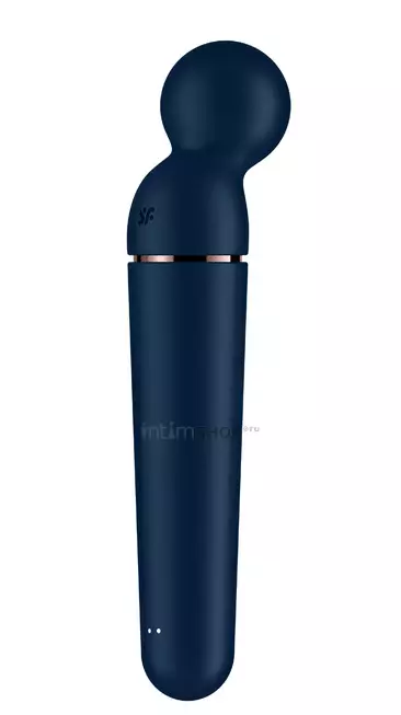 Вибромассажер Satisfyer Planet Wand-er, синий