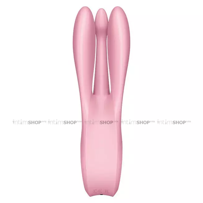 Вибромассажер Satisfyer Threesome 1 для стимуляции клитора и сосков, розовый