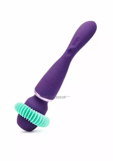 Вибромассажер We-Vibe Wand с насадками, фиолетовый